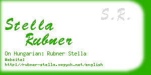 stella rubner business card